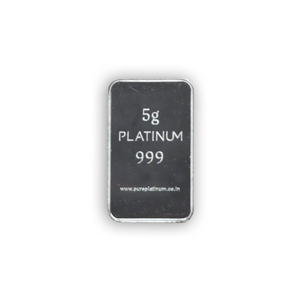 5 Gram Platinum Bar of 999 Fineness