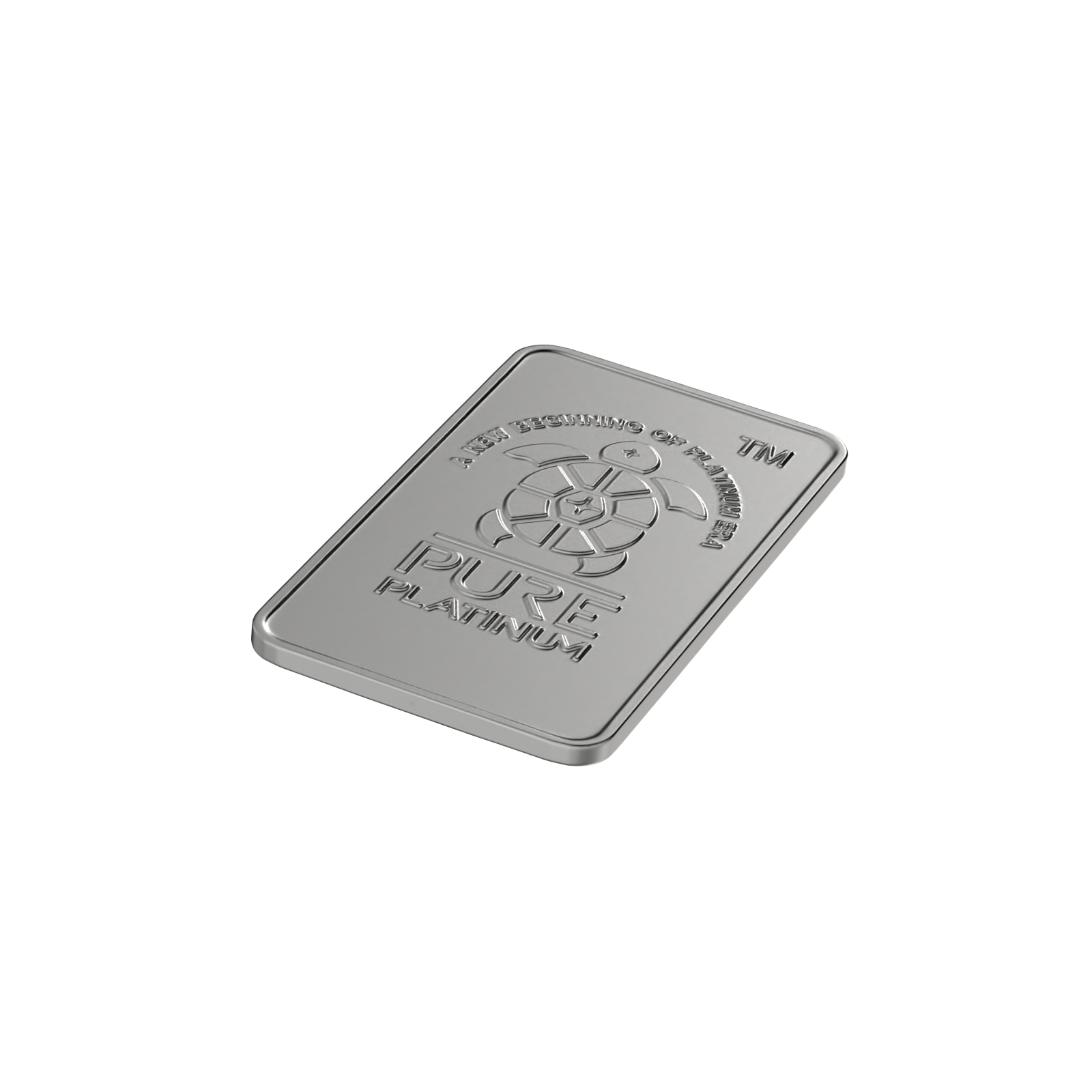 1 Gram Platinum Bar of 999 Fineness