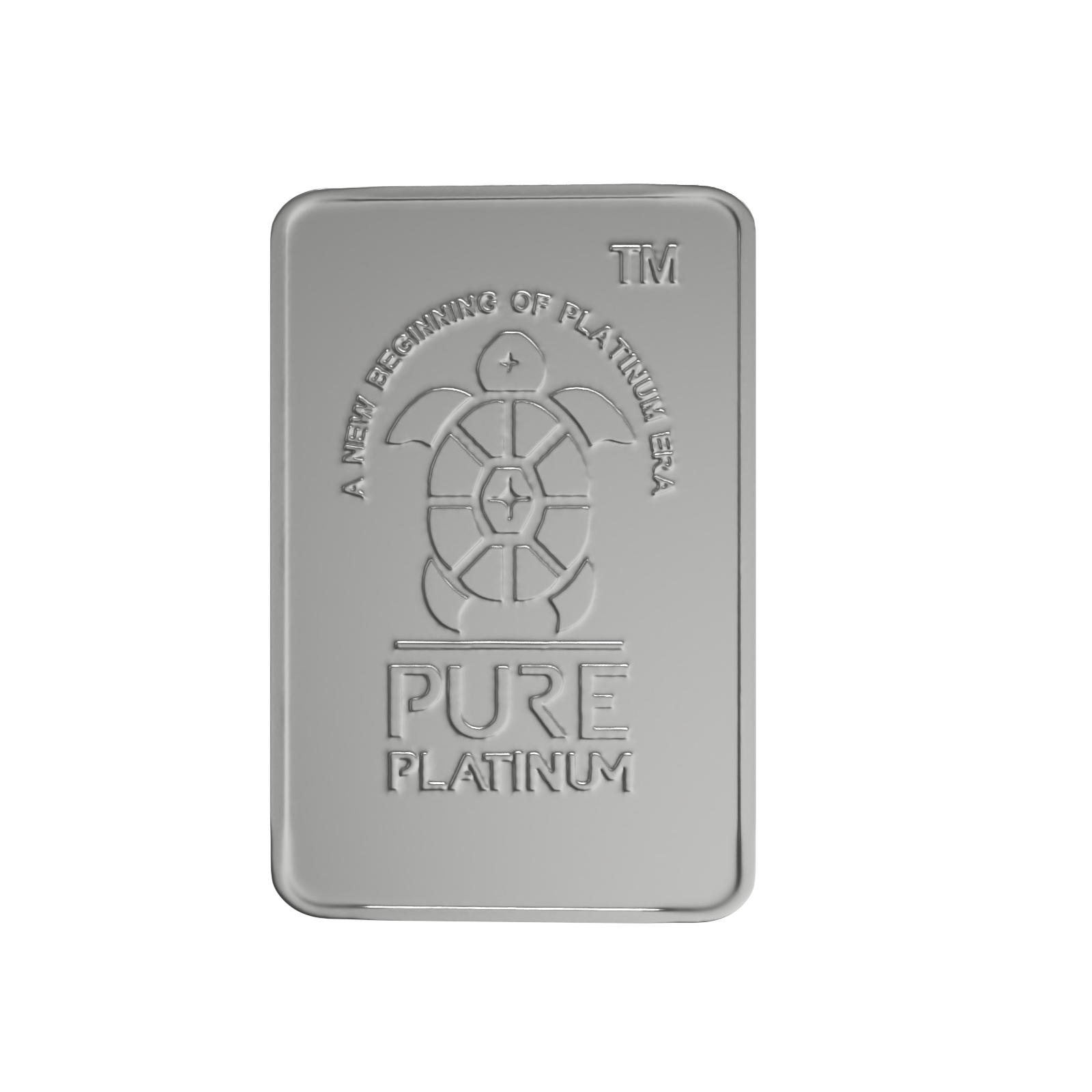 2 Gram Platinum Bar of 999 Fineness