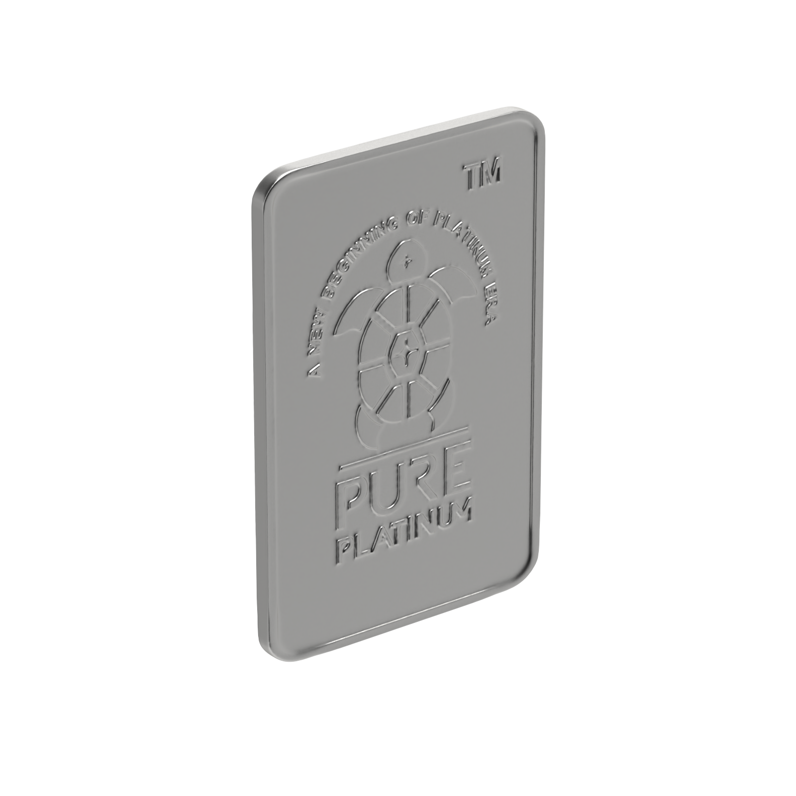 2 Gram Platinum Bar of 999 Fineness