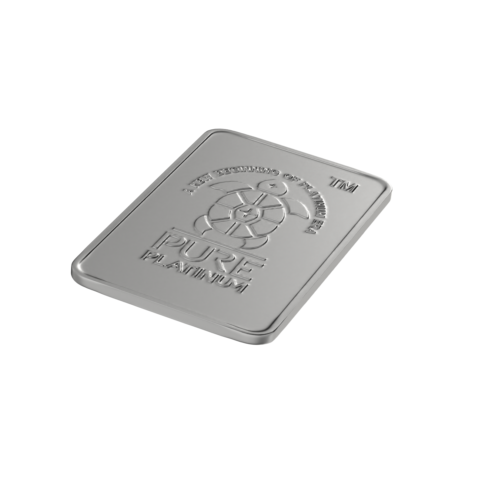 2 Gram Platinum Bar of 999 Fineness