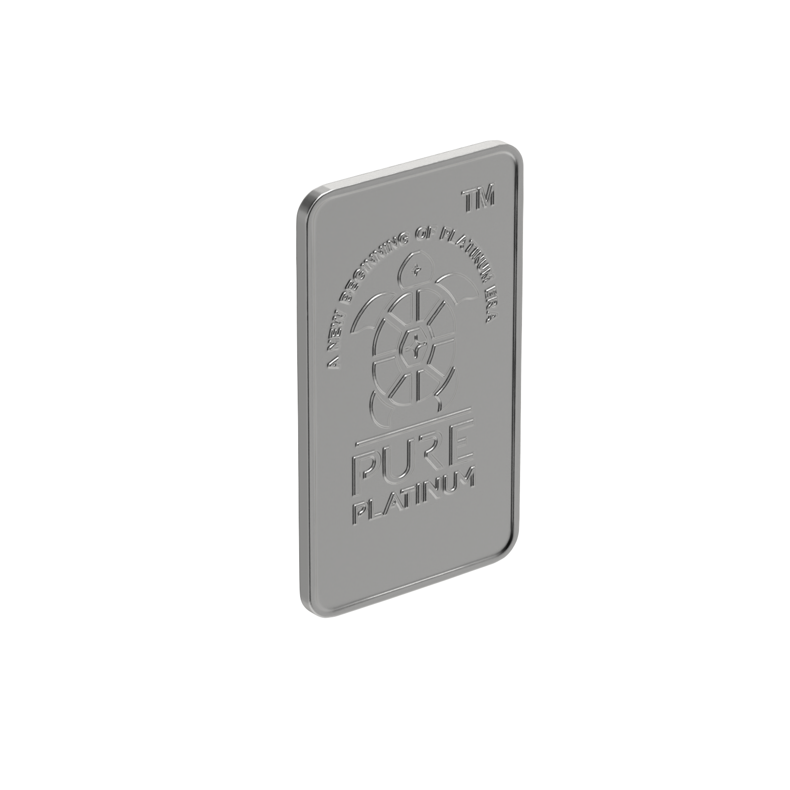 50 Gram Platinum Bar of 999 Fineness