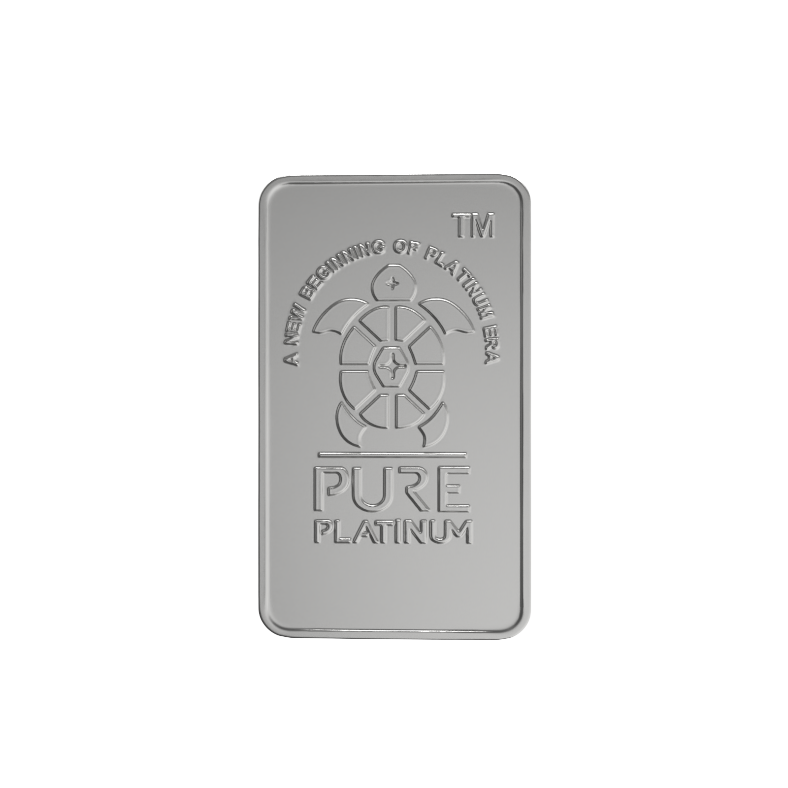 50 Gram Platinum Bar of 999 Fineness