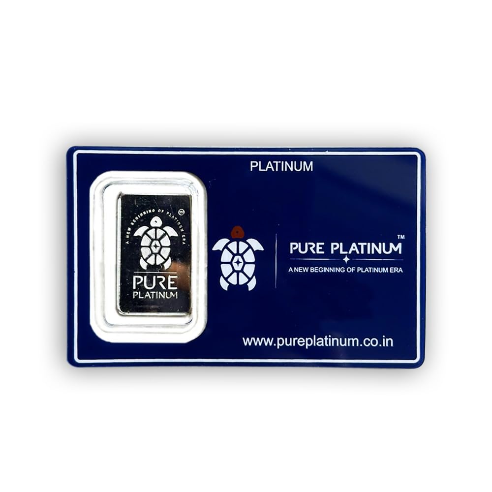50 Gram Platinum Bar of 999 Fineness